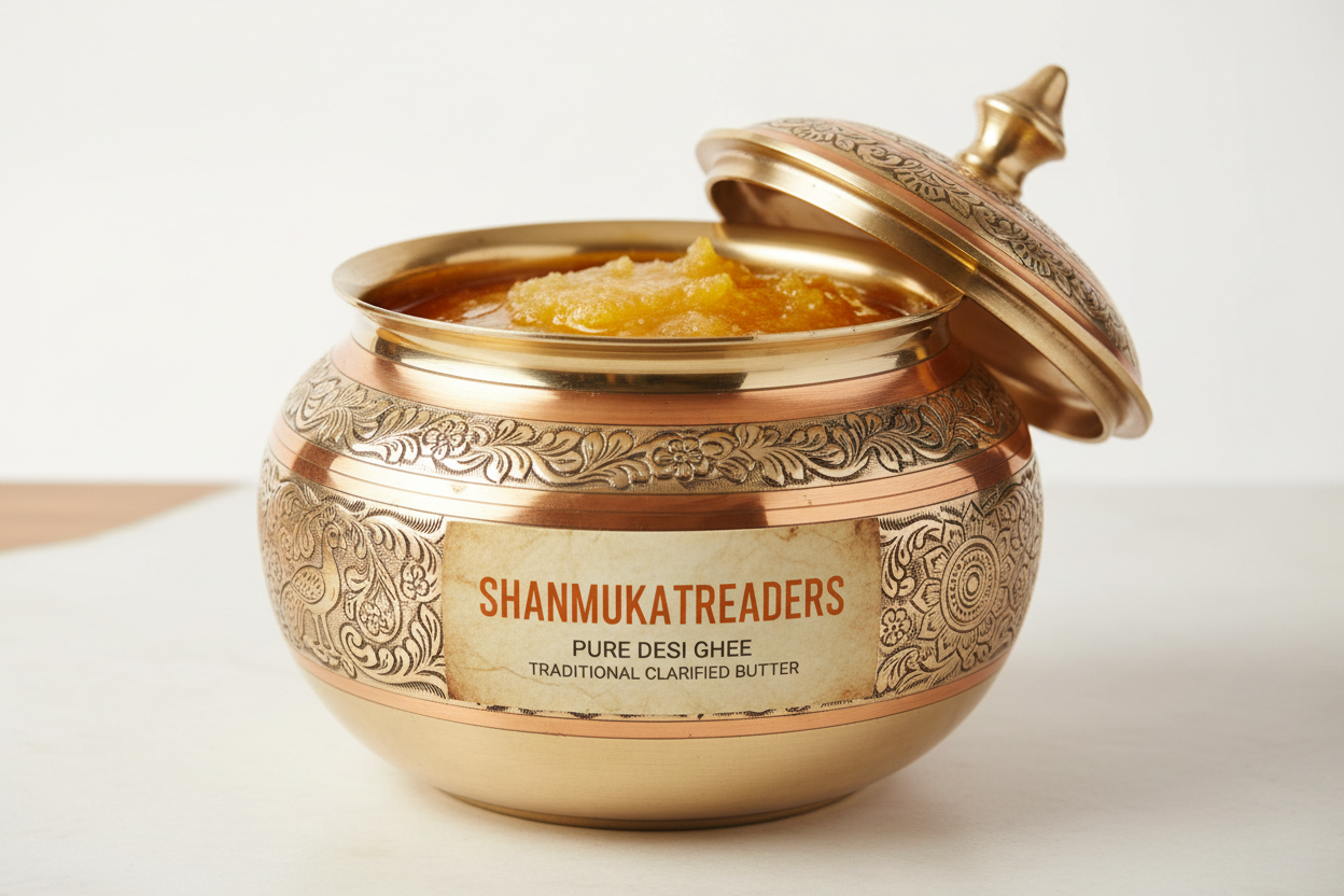 a tridectional ghee with the name called shanmukatreaders